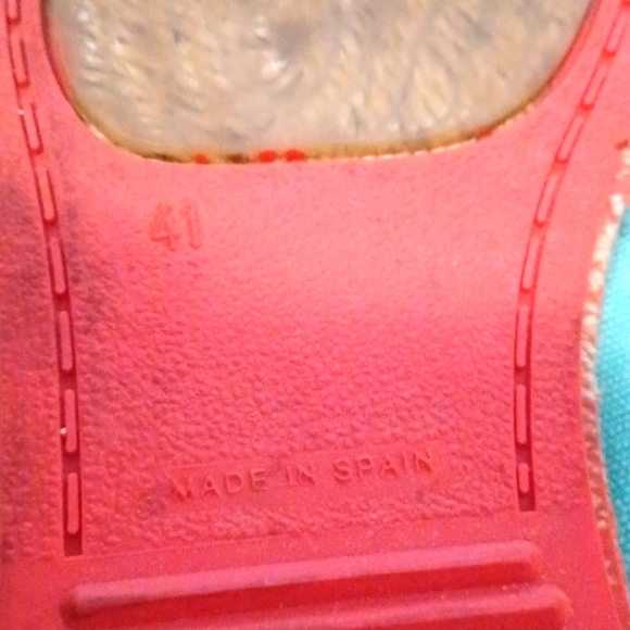 #Instint, Espadrille Lace Up Turquoise and Navy Tennis Shoes Sz. 41 - Picture 10 of 10